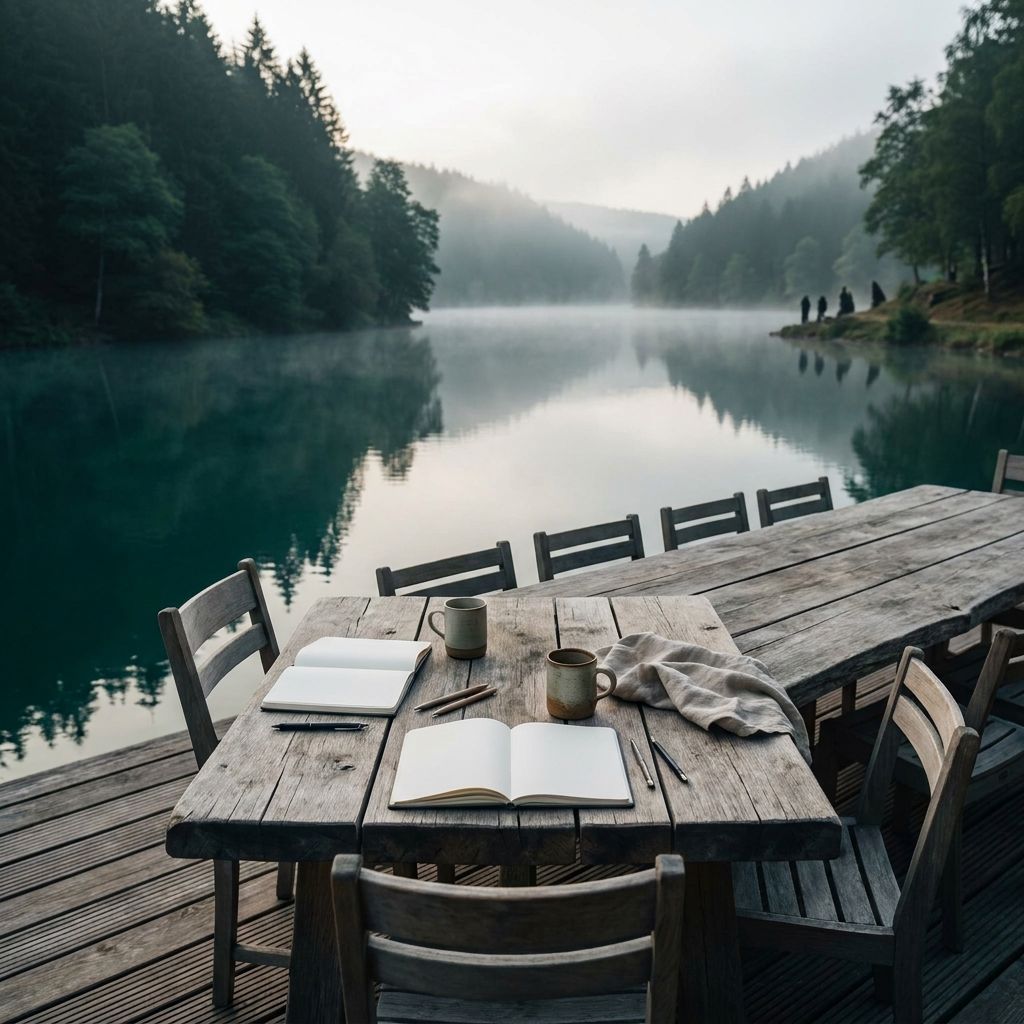 Ruhiger Retreat-Ort in der Natur