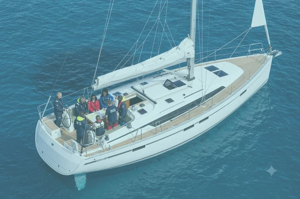 Crew an Bord aus der Sail-&-Grow-Seite